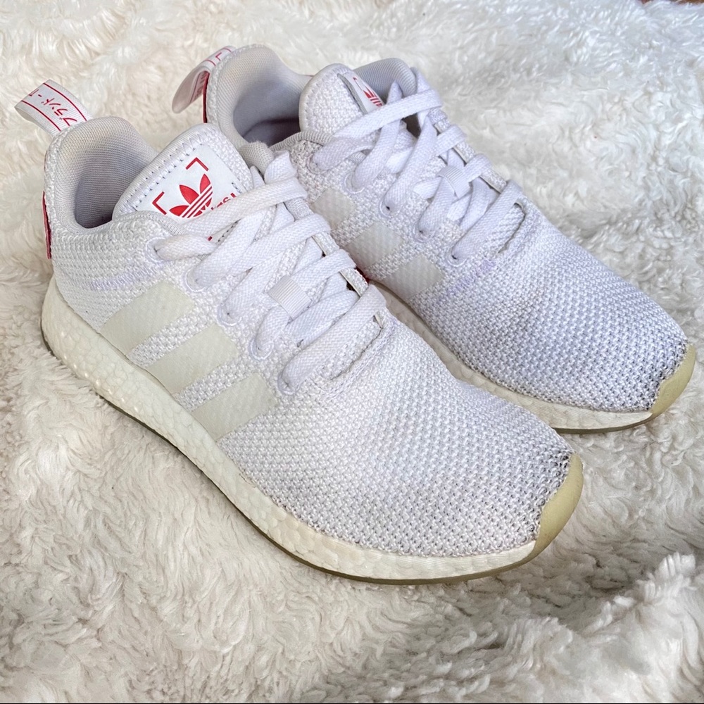 Adidas Men’s NMD R2 CNY White Chinese Sneakers - Picture 5 of 14